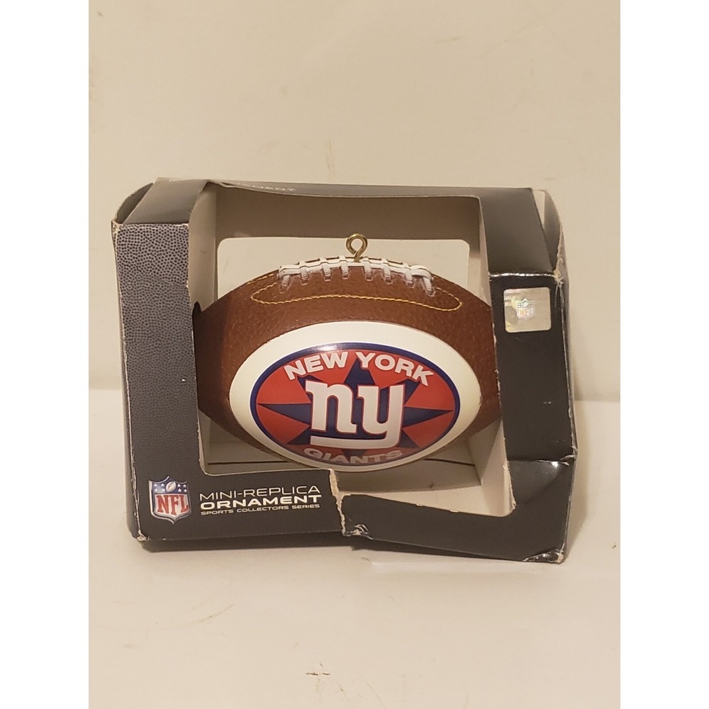 New York Giants Mini Replica Football Christmas Ornament‎ NFL NEW